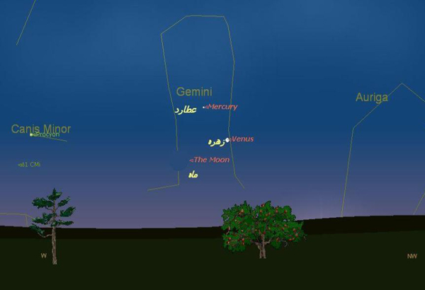 آسمان هفته